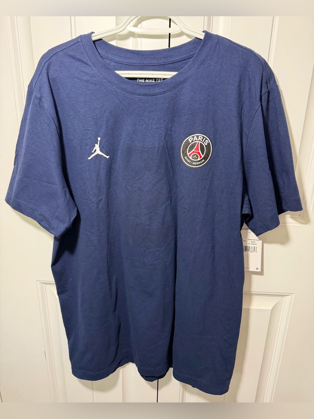 Nike Jordan PSG Marquinhos #5 T Shirt Men’s Large Navy Paris Saint-Germain NWT